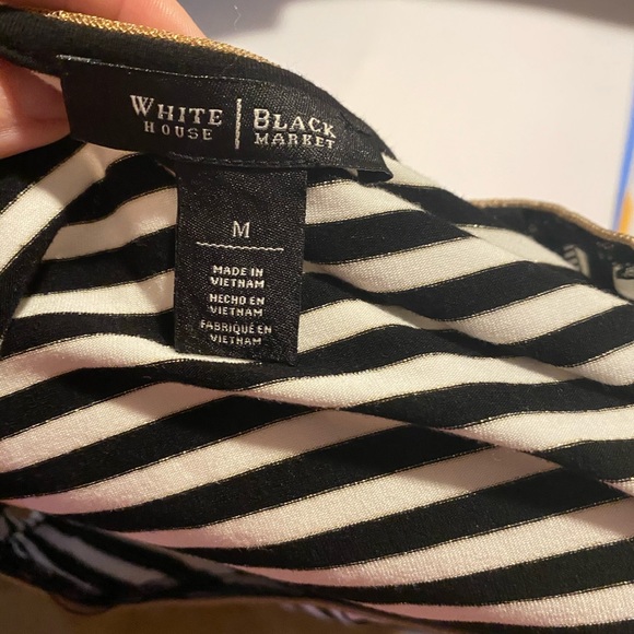 Striped Gold Threaded Tank - Picture 3 of 3